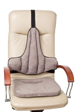 rehabilitacyjna nakladka na krzeslo lub fotel biurowy